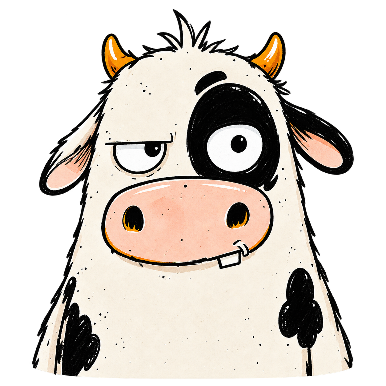 MOO looking deadpan